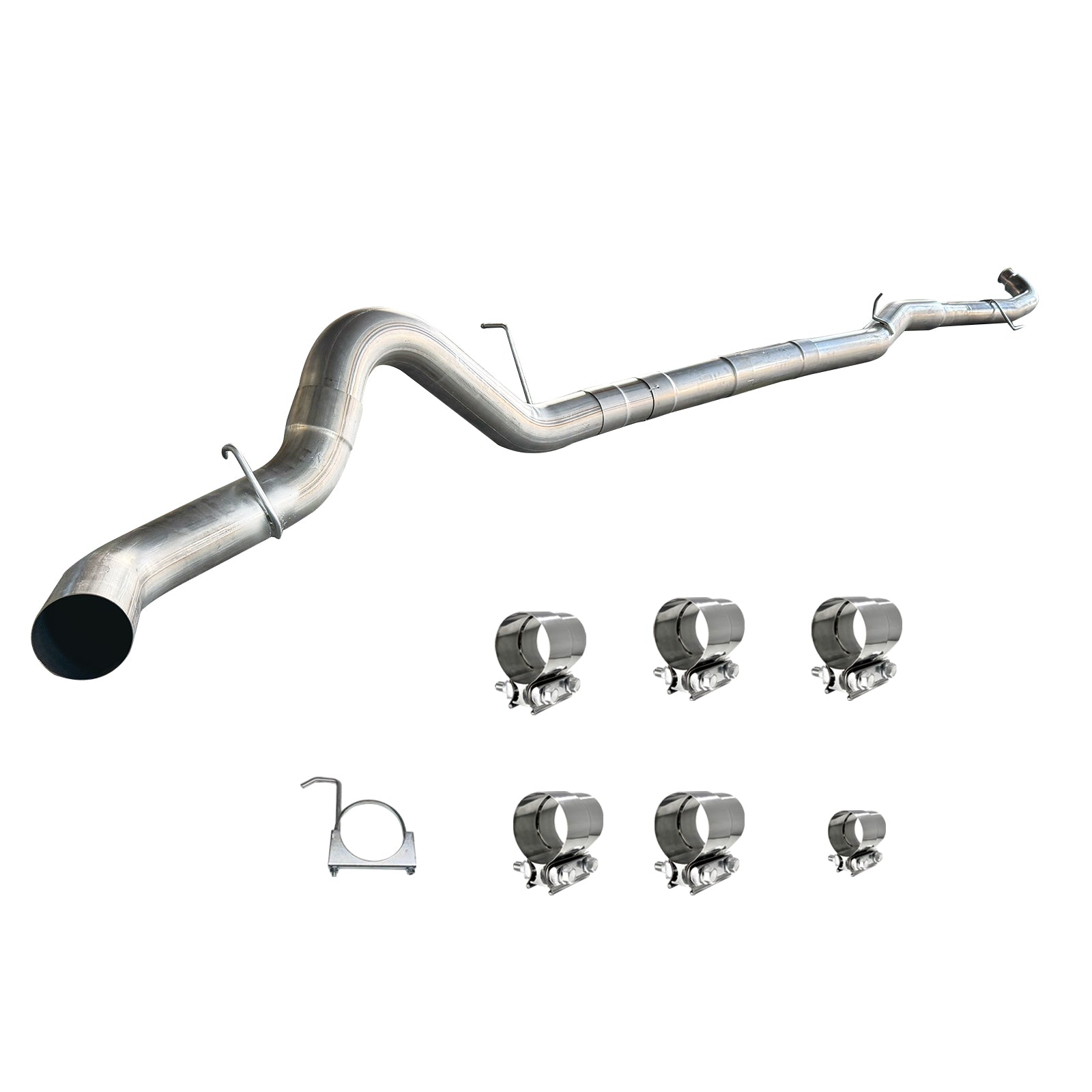 2011 - 2015 GM 6.6L Duramax 5” Down Pipe Back Exhaust, 409SS (332015S-WOM)