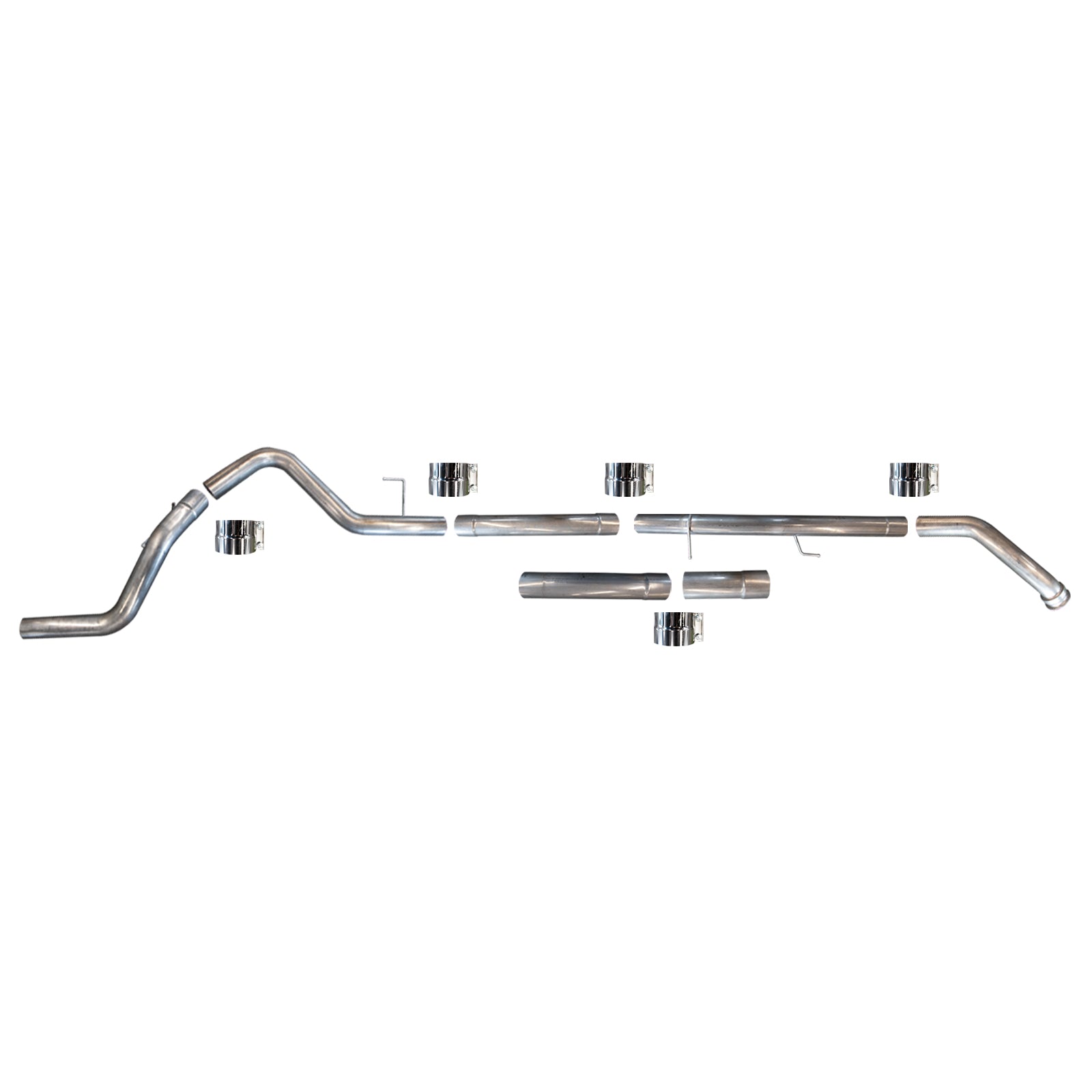2013 - 2018 Cummins 6.7L Complete Exhaust System - 5'' Diameter，409SS