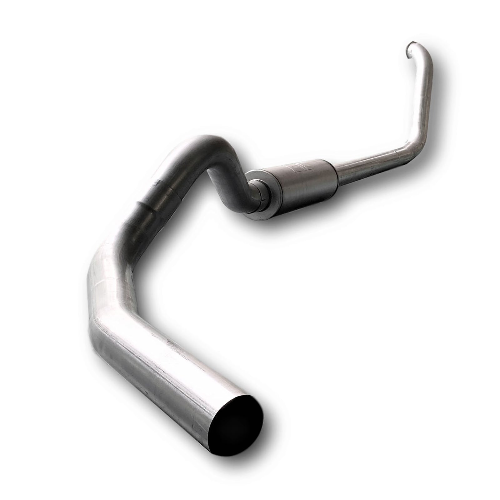 ETL Performance Products 4" TURBO BACK SINGLE SIDE ALUMINIZED EXHAUST SYSTEM FOR 1999-2003 FORD 7.3L POWERSTROKE