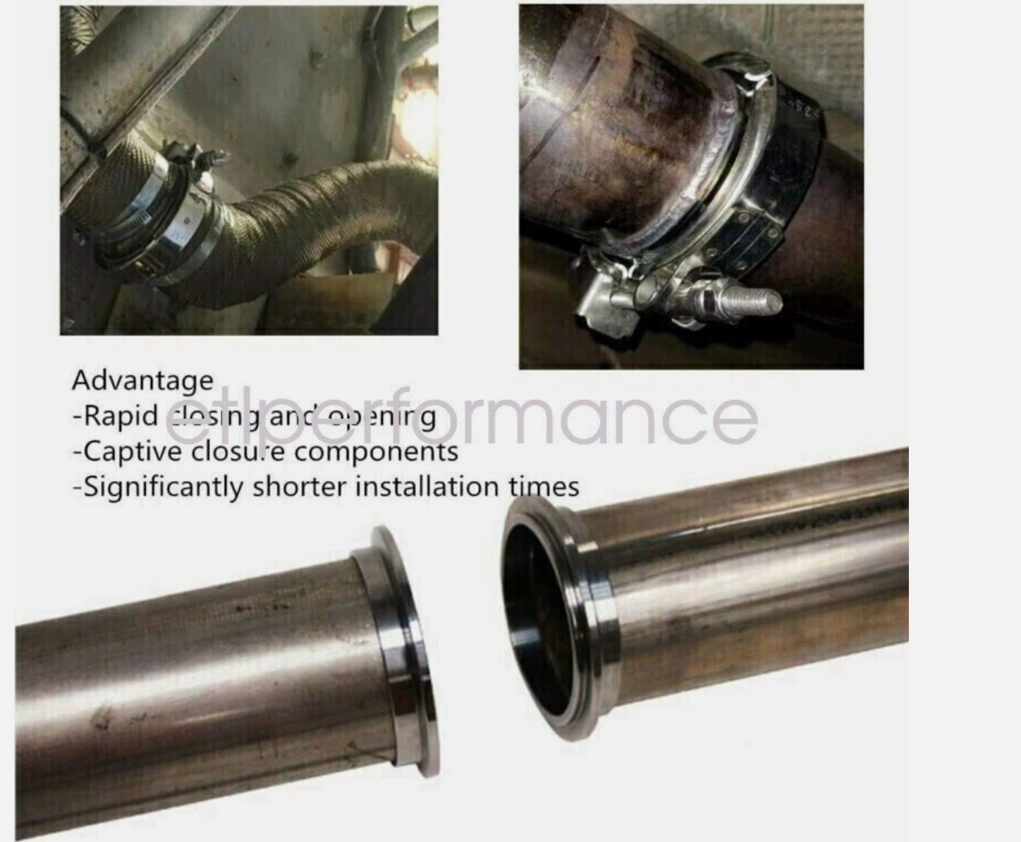 ETL Performance V-Band Flange Assembly (Stainless Steel)