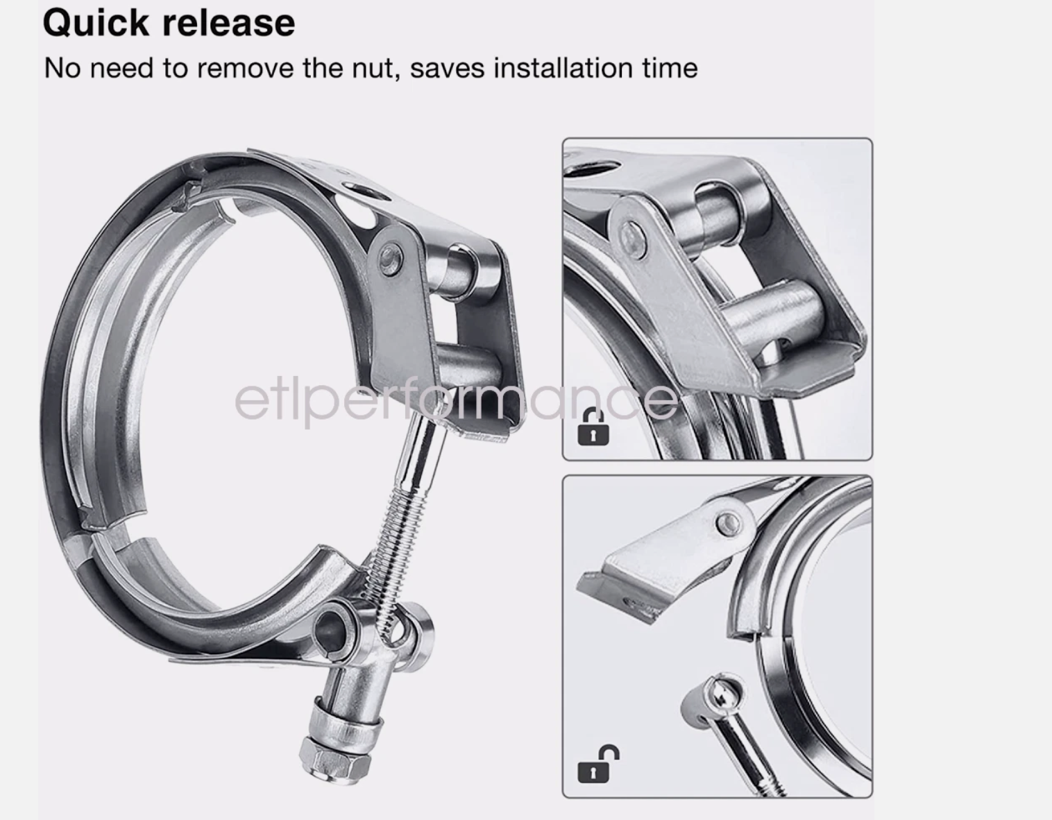 ETL Performance V-Band Clamp Only