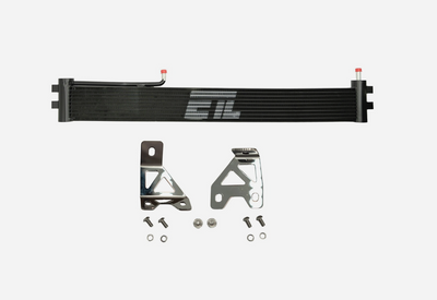 Transmission Oil Cooler, Compatible with Ford F150 2015-2017, Ford Raptor 2017+, 10-Row Tube-and-Fin Design (Black)
