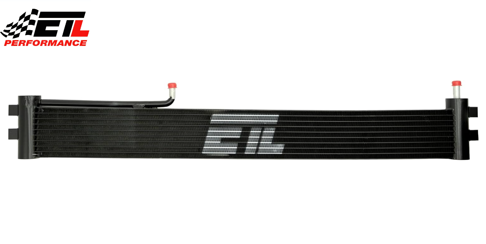 Transmission Oil Cooler, Compatible with Ford F150 2015-2017, Ford Raptor 2017+, 10-Row Tube-and-Fin Design (Black)