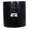 ETL Performance 231012 Silicone Hose 4.00 Inch Diameter 3 Inch Straight Black