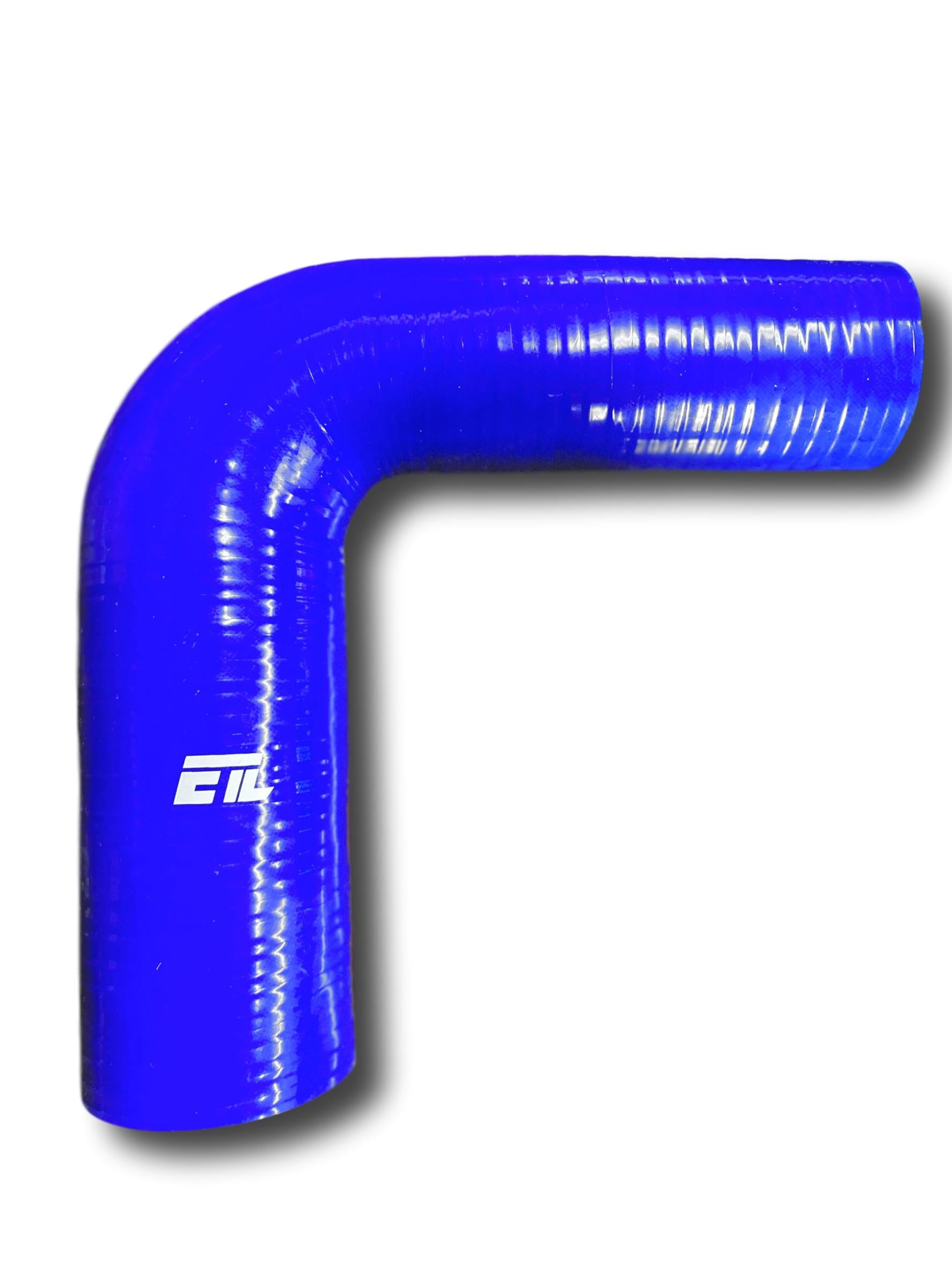 ETL Performance 237008 2.50 Inch Inlet 3.00 Inch Outlet 90 Degree Elbow Reducer Blue