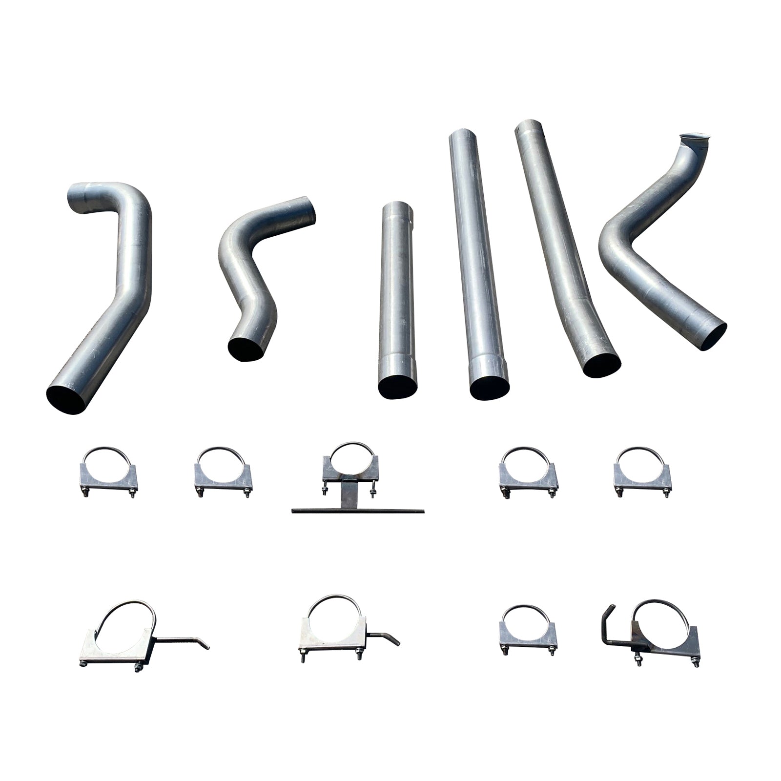 ETL Performance Products 4" TURBO BACK SINGLE SIDE ALUMINIZED EXHAUST SYSTEM FOR 1999-2003 FORD 7.3L POWERSTROKE